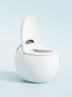 Toilettes en forme d'oeuf morden capteur de pied de luxe WC en céramique toilette intelligente