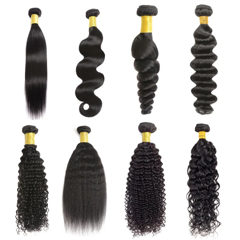 10A Cheap Wholesale Malaysian Deep Wave Bundles Double Drawn Cuticle Aligned Virgin Hair Extensions 100% Human Hair Weave
