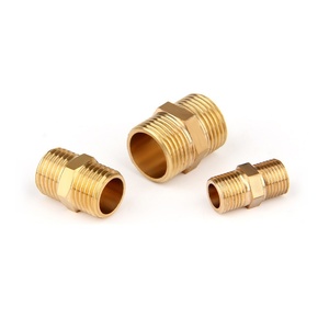 Conector Rápido de Tubería de Nylon con Rosca Macho de Cobre, Cabeza Hexagonal Doble Recta, Personalizable, Hecho en China - Product Image 3