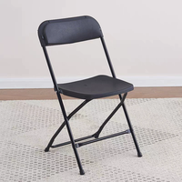 Chaise pliante en maille avec structure en fer, légère et durable, capacité de 300 lb, idéale pour les événements scolaires, les fêtes, les banquets et les conférences