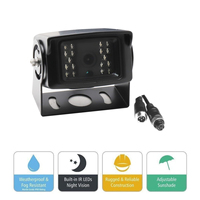 Caméra CMOS robuste pour bus, 4 broches, grand angle, vision nocturne, caméra de recul pour camion, bus, fourgonnette