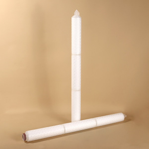 30 Inch Pp Microporous Pleated Filter Cartridge 222 Triangular Tip Industrial Wastewater Filtration - Product Image 3