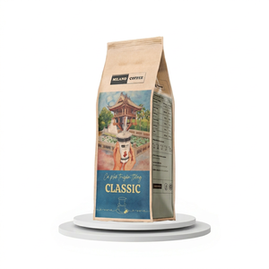 Venta al por Mayor de Granos de Café Robusta Molidos Amargos 0.25kg |   Mezcla de Espresso de Alta Calidad, Tueste Intenso, OEM Milano, Origen Vietnam, 1 Año - Product Image 1