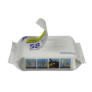 Lingettes humides 99.9% bactéries antiseptique de haute qualité désinfectant antibactérien tissu humide pour le nettoyage des mains paquet de 26 feuilles - Product Image 6