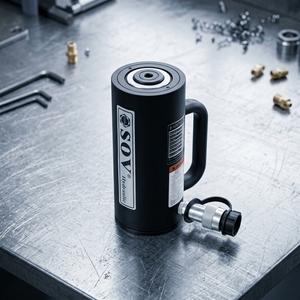 กระบอกไฮดรอลิกเหล็ก ENERPAC รุ่น RAC506 ขนาด 50 ตัน แบบเดี่ยว น้ำหนักเบา 700 บาร์/10000 ปอนด์ต่อตารางนิ้ว ทำจากอะลูมิเนียม สำหรับงานดัน - Product Image 3
