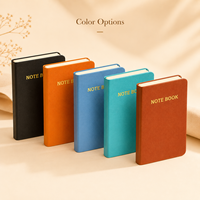 DOMIKEE Petit carnet de poche simple et portable, couverture en simili cuir, bloc-notes avec fermeture adhésive, 98 feuilles A7