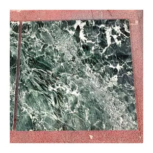 Custom Luxury Italy Green Marble Verde Alpi Marble Polished Slabs Countertop Natural Marble Tile