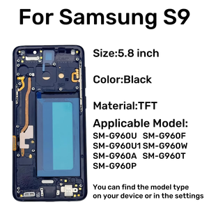 แผ่นเคลือบแบบเต็มจอ TFT IN-cell ขนาด5.5-6.5นิ้วภาพ HD สำหรับ<span class=keywords><strong>ซัม</strong></span><span class=keywords><strong>ซุง</strong></span> S7 <span class=keywords><strong>S8</strong></span> S9 S10 S20ประกอบจอ LCD - Product Image 3