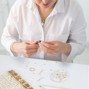 Abs Pearl Diy Jewelry <b>Kit</b> 1168pcs Round Beads Bracelet Necklace Making Accessories Yiwu Origin Spring 2025 - Product Image 4