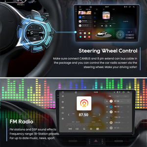 9/10 pollici <span class=keywords><strong>2</strong></span> + 32GB portatile MP5 schermo Stereo CD Android 10 Carplay autoradio lettore DVD - Product Image 2