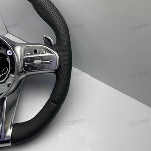 Volante Deportivo de Cuero con Fibra de Carbono para <span class=keywords><strong>Mercedes</strong></span>-Benz, Modelos W205/W213/W222 - Product Image 5