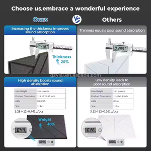 Tùy chỉnh thiết kế hiện đại bảng cách âm, tường sợi Polyester cách âm, Bảng trang trí tường mật độ cao - Product Image 5