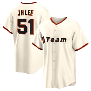 Maglia Personalizzata dei San Francisco Giants per Baseball e Softball, Uniforme USA in Rete Solida, Realizzata in Poliestere con Materiale per Sublimazione per Abbigliamento Sportivo - Product Image 4