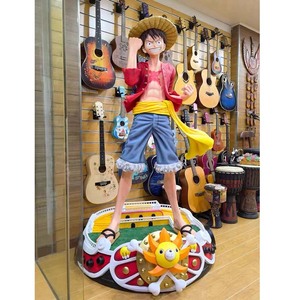 Statue en résine personnalisée de <span class=keywords><strong>Luffy</strong></span> de One Piece, taille réelle, pour la décoration de la maison ou des centres commerciaux - Product Image 4
