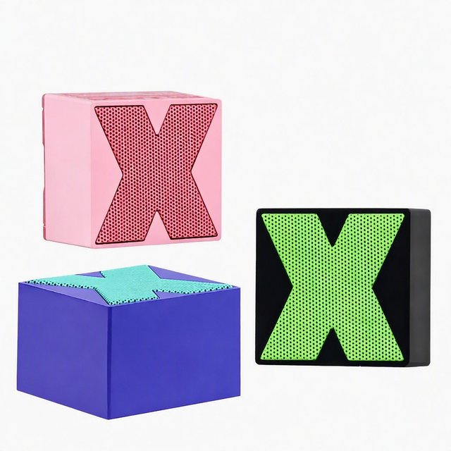X1 Mini Speaker Portable Wireless Cube Speaker Outdoor Indoor Small Stereo Speaker Cube Speaker