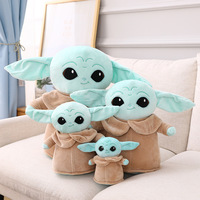 Boneka Alien Telinga Besar Hijau Lucu Baru 18-48CM, Mainan Boneka Anime Kartun, Bantal Lembut Menenangkan, Boneka Genggam, Mainan Anak