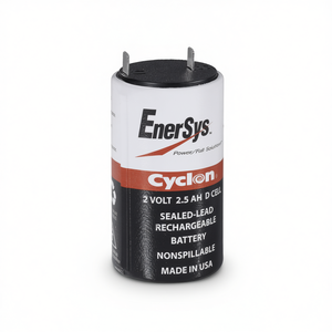 Batería Recargable de Plomo Sellada EnerSys Cyclon 2 Voltios 2.5 Ah Tipo D para Sistemas de Alimentación Ininterrumpida, Fabricada en Italia - Product Image 3