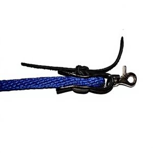 Rênes en nylon tressées de 7 pieds 6 pouces pour chevaux, durables, avec poignée souple, pour l'entraînement et l'équitation western, fourniture en gros - Product Image 2