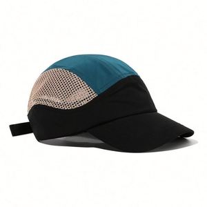 Gorras de Béisbol de Secado Rápido, Impermeables, con Visera de Lengua de Pato, 5 Paneles, Combinación de Colores, Malla Transpirable para Exteriores, Logotipo Personalizado - Product Image 3