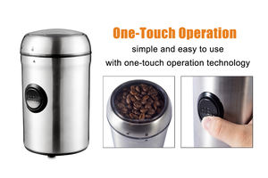 <span class=keywords><strong>Moulin</strong></span> <span class=keywords><strong>à</strong></span> <span class=keywords><strong>café</strong></span> électrique en acier inoxydable avec fonction automatique pour usage domestique, épices, grains - Product Image 4