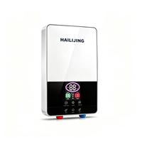 Chauffe-eau électrique instantané 5500W, contrôlé par micro-ordinateur, unité compacte à température constante pour salles de bain et douches