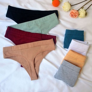 Ventes en gros de sous-vêtements en coton bon marché pour femmes, culottes string, sous-vêtements respirants pour femmes, sous-vêtements confortables pour filles - Product Image 6