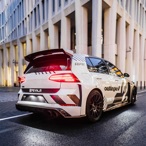 Alerón TCR Negro para Techo, Kit <span class=keywords><strong>de</strong></span> Carrocería para VW <span class=keywords><strong>Golf</strong></span> 7 R Line Mk7 <span class=keywords><strong>GTI</strong></span> 2015-2020 2016 2017 <span class=keywords><strong>2018</strong></span> 2019, Accesorio <span class=keywords><strong>de</strong></span> Tuning <span class=keywords><strong>de</strong></span> Plástico - Product Image 1