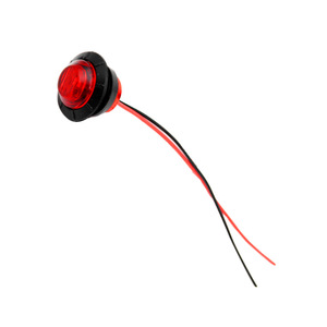 Luci Laterali a LED a Occhio d'Aquila Ambra Rosse 12V Impermeabili, Luci di Posizione, Freno e Indicatore di Direzione per Camion, Furgoni, Rimorchi, Camper - Product Image 1