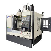 Centre d'usinage vertical CNC ShanDong HR VMC640 de haute précision pour le métal, 3 axes, broche BT40 avec commande GSK