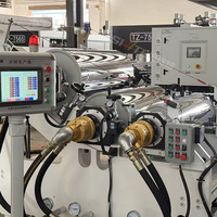 PP/PLA/PE Enkelvoudige Schroefmotor Sheet Extrusielijn voor de productie van wegwerp fruitdozen en saladekommen