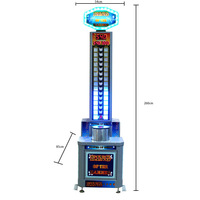 Machine de jeu de frappe de marteau d'arcade de jeu d'attaquant élevé à jetons