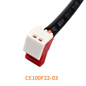 ปลั๊กซ็อกเก็ต 3 ขา TE 3-640440-3 พร้อมสายซิลิโคน สายเชื่อมต่อแบบยืดหยุ่น PVC สายเคเบิลแบบมีขั้วต่อ ชุดสายไฟ - Product Image 3