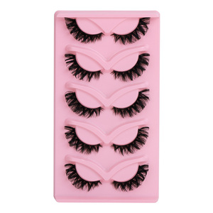 Ciglia Finte Spesse Stile Fox con Colla, Effetto Ricciolo Europeo-Americano, Inclinate a Occhio di <span class=keywords><strong>Gatto</strong></span>, per Trucco Scenico - Product Image 2