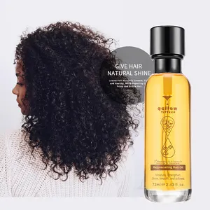 OEM ODM Moisture Hair Serum Macadamia and Argan Oil African Hair Oil for Coily and Curly Hair
