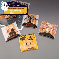 Sac d'emballage recyclable OPP PP pour la pâtisserie d'Halloween et de Noël, pour les gâteaux de lune, les aliments, les bijoux, les bonbons, les collations, les animaux de compagnie, les chips