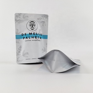 MOQ 100 Printed Stand up Pouch Packaging Coffee Bag With Valve Moisture Proof Reusable Zipper Tea Packaging Bags Coffee Pouch - Product Image 1
