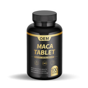 Nahrungs ergänzungs mittel Maca Tablet Men Energy Enhance Vitalität Black Maca Root Extract Kau tabletten - Product Image 2
