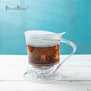 Termo con colador para infusión de té, diseño gris para verter, construcción sin BPA, directo de fábrica, para suministros de cafetería - Product Image 5