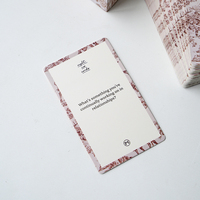 Cartes-cadeaux personnalisées avec boîte, impression recto-verso, logo, papier doré, PVC, plastique, jeu de cartes à jouer personnalisé