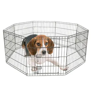 Lorenzo ODM Recinto Per Cani 30 "76*61CM Portable Transparent Cage Pour Grand Chien Run Pet Enclosure Animal Fence Indoor Dog Pen