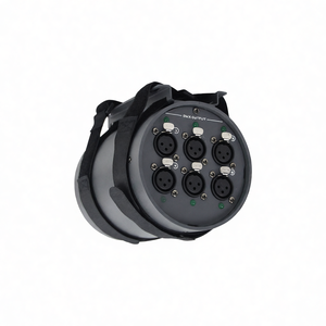 Divisor DMX de 6 Puertos <span class=keywords><strong>Vshow</strong></span>, Amplificador de Señal con 512 Salidas para Luces de Escenario DJ - Product Image 1