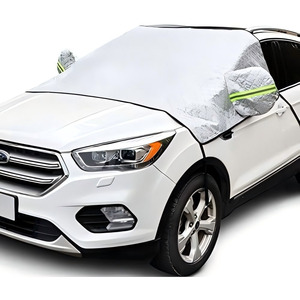 4 couches épaisses de <span class=keywords><strong>pare</strong></span>-<span class=keywords><strong>brise</strong></span> de voiture couverture de neige <span class=keywords><strong>pare</strong></span>-<span class=keywords><strong>brise</strong></span> <span class=keywords><strong>anti</strong></span>-gel protecteur d'essuie-glace avec bords magnétiques pour la plupart des voitures - Product Image 1