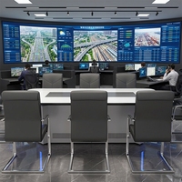 Table de salle de contrôle personnalisée pour la coordination intégrée du trafic et des transports