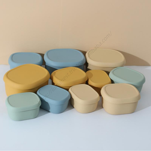 กล่องใส่อาหารซิลิโคนเกรดอาหาร SYH705 สำหรับแช่เย็น กล่องเก็บผลไม้พร้อมฝาปิด ช่วยรักษาความสดของอาหาร - Product Image 3