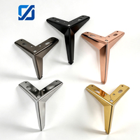 Patas de Muebles en Forma de L de Hierro para Cocina Moderna, Comedor, Taller, Uso Resistente, 1.5 de Grosor, Fácil Instalación