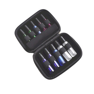 Xách Tay 5Ml 10Ml Con Lăn Tinh Dầu Lưu Trữ Trường Hợp Bốn Màu Sắc 10 Chai Chất Liệu Nylon Quốc Gia Phong Cách Mỹ Phẩm Túi Trường Hợp - Product Image 5