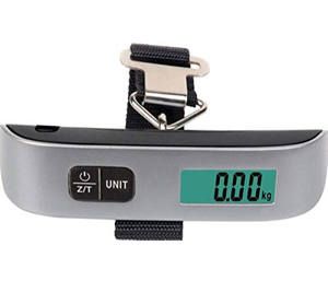 Báscula Digital Portátil de Alta Calidad para Maletas, 50 kg, con Pantalla LCD Retroiluminada, Báscula Digital Colgante para Viajes - Product Image 2