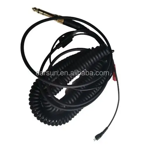 Hot Sale Audio Cable 3.5mm   6.5mm Plugs Replacement Spring Coil Cable for Sennheiser HD25/ 560/540/ 480/430 Headphones Earphone