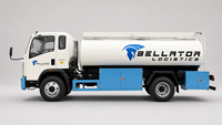 Camion de ravitaillement mobile HOWO léger 4x2, 5m³ ou 8m³, avec système de distribution et pompe haute pression