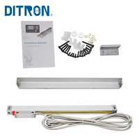 Afficheur numérique DRO D60 pour tours/fraiseuses, échelle linéaire en verre 2/3 axes, affichage LED TTL/RS422, en aluminium moulé sous pression